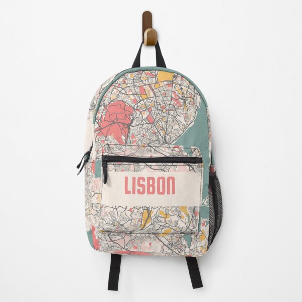 Item preview, Lisbon City Map Chalk Retro City Map Poster designed and sold by Peek-Designs.