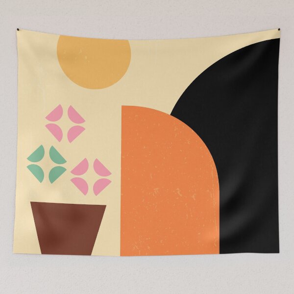 Item preview, Geometric Plants Bloom designed and sold by MaiZephyr.