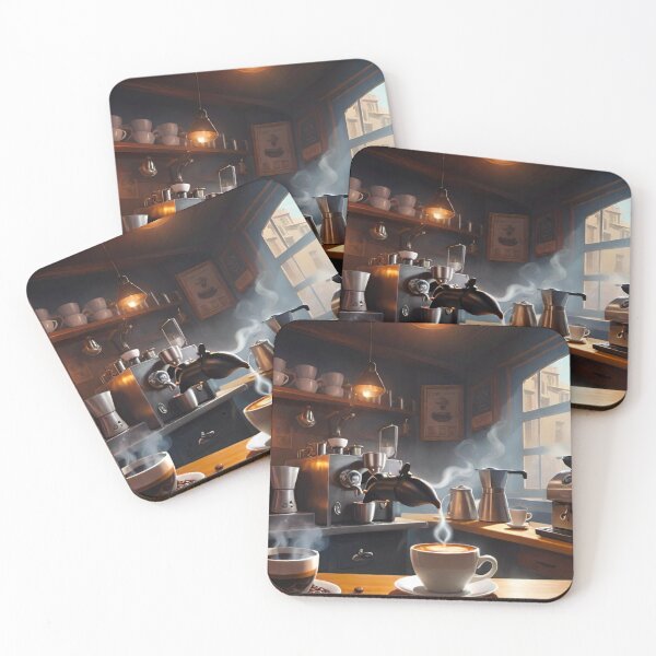 Item preview, Café Haven: Cozy Retreat in the Heart of the City designed and sold by GrizzlyCollective.