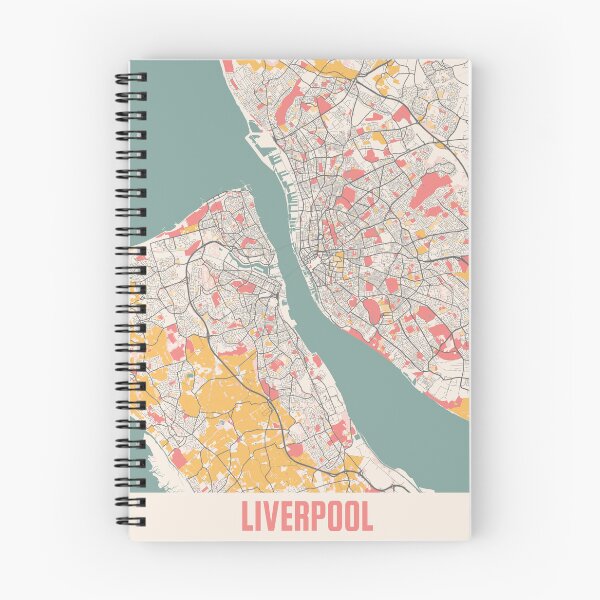 Item preview, Liverpool City Map Chalk Retro City Map Poster designed and sold by Peek-Designs.