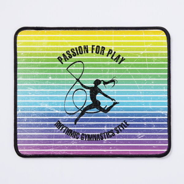 Item preview, Black silhouette of female rhythmic gymnast with ribbon designed and sold by HarridanCreates.
