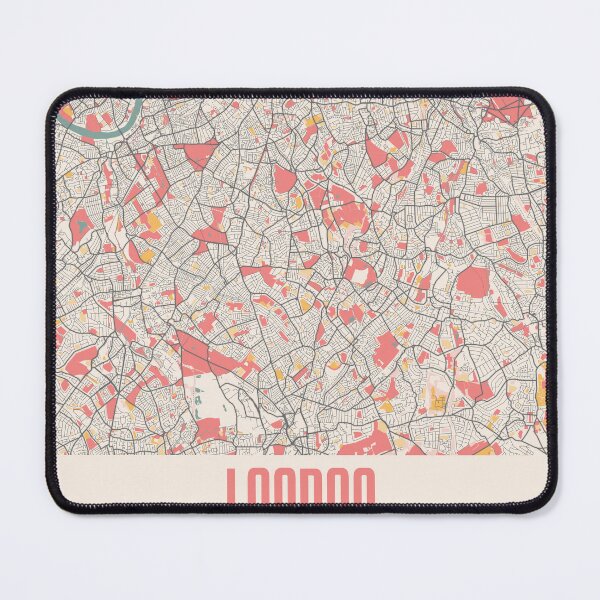 Item preview, London City Map Chalk Retro City Map Poster designed and sold by Peek-Designs.