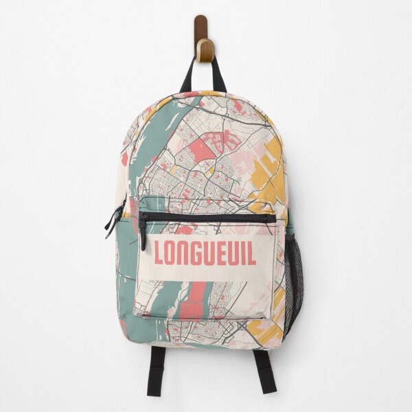 Item preview, Longueuil City Map Chalk Retro City Map Poster designed and sold by Peek-Designs.