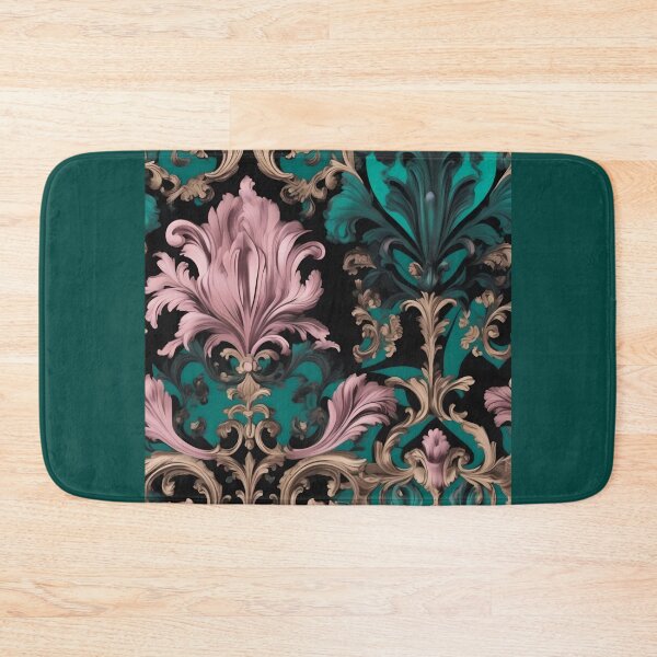 Item preview, Emerald Green & Dusty Rose Baroque designed and sold by DesignsByPrnces.
