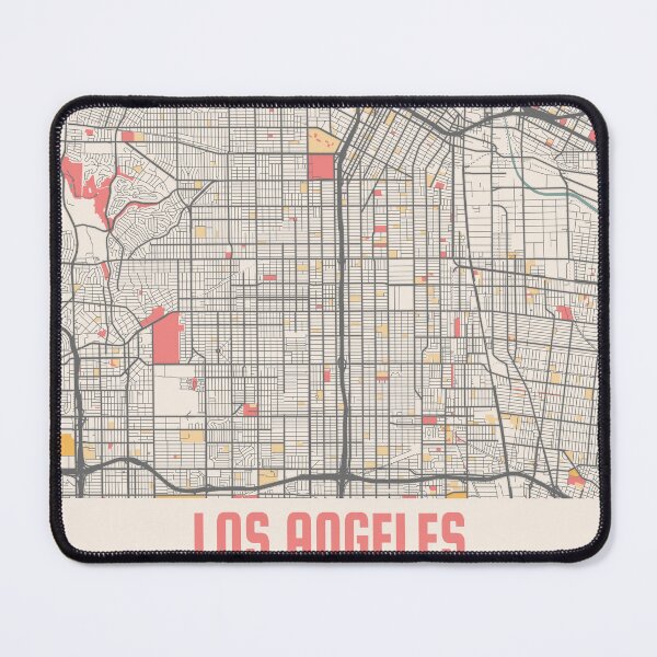 Item preview, Los Angeles City Map Chalk Retro City Map Poster designed and sold by Peek-Designs.