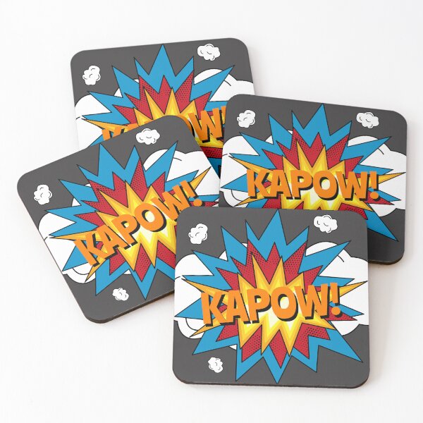 Item preview, Modern Colorful Comic Book KAPOW! Pop Art designed and sold by idovedesign.