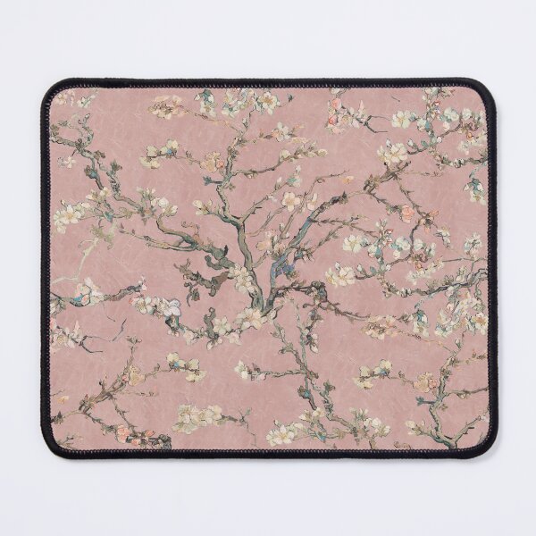 Item preview, Vincent Van Gogh Almond Blossom on Old Rose Pink Background  designed and sold by Delinda Graphic Studio.