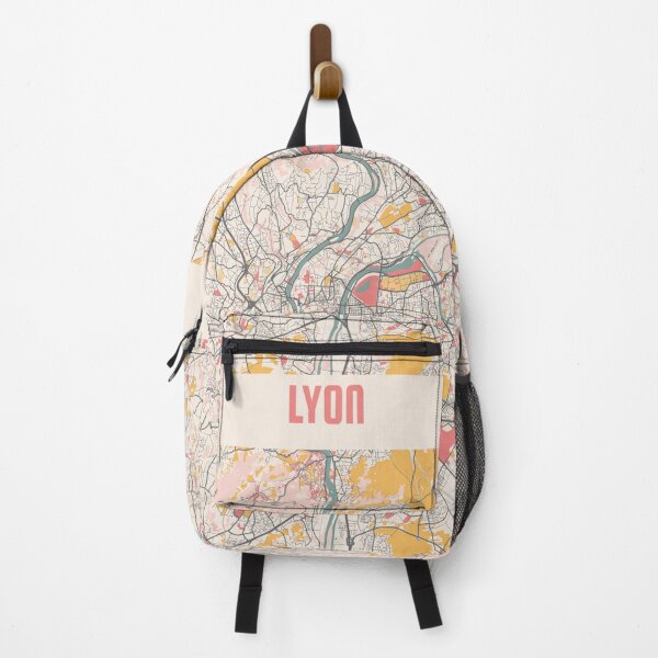 Item preview, Lyon City Map Chalk Retro City Map Poster designed and sold by Peek-Designs.