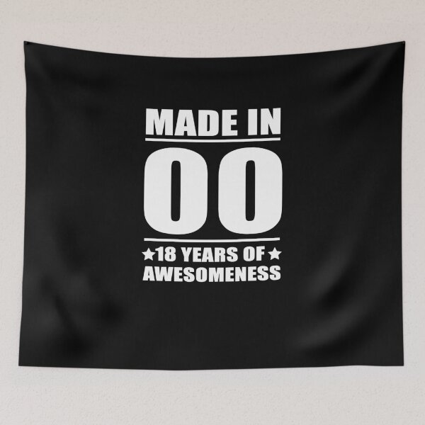 Item preview, 18 Years of Awesomeness designed and sold by TeeTimeGuys.