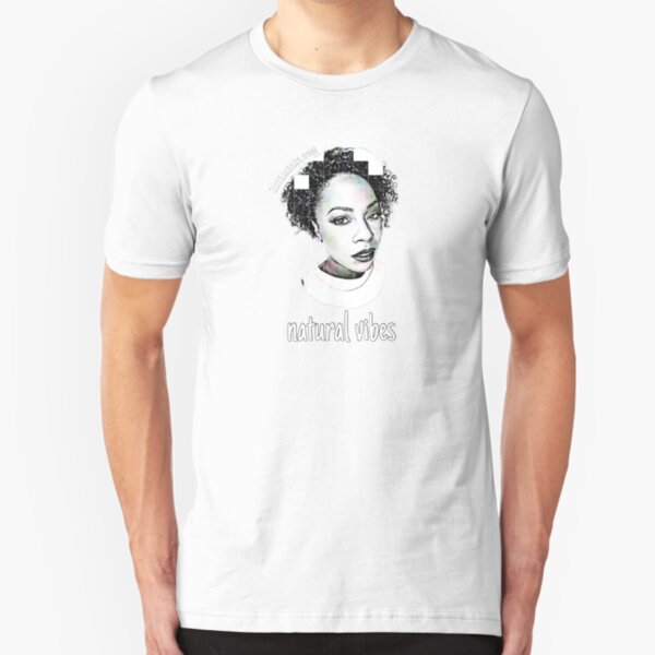 Natural hair vibes Slim Fit T-Shirt