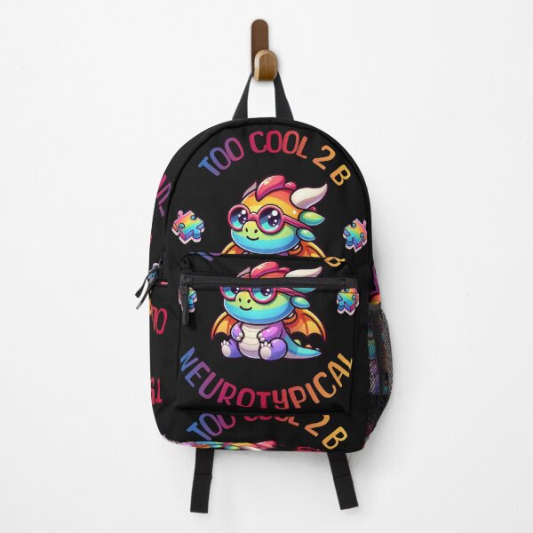 Item preview, Autism Awareness Kawaii Dragon Too Cool To Be Neurotypical  designed and sold by ZeptepiTrends.