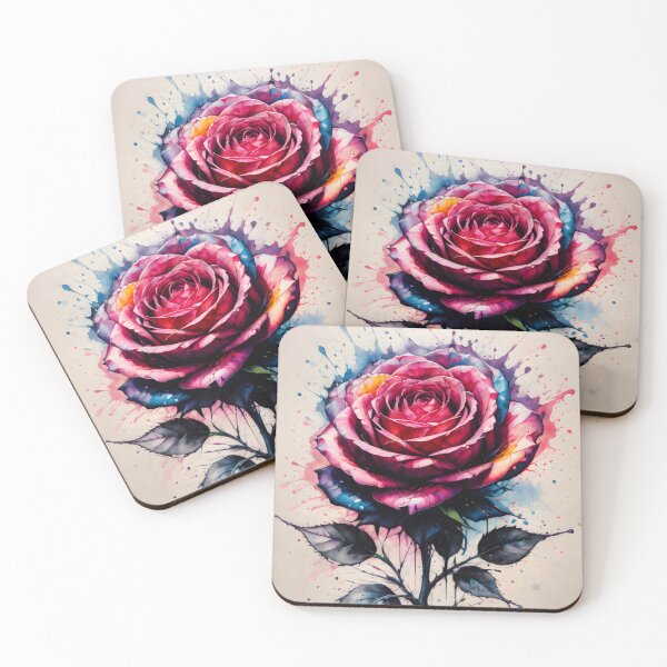 Item preview, Watercolour Rose designed and sold by Geek-Girl-Art.