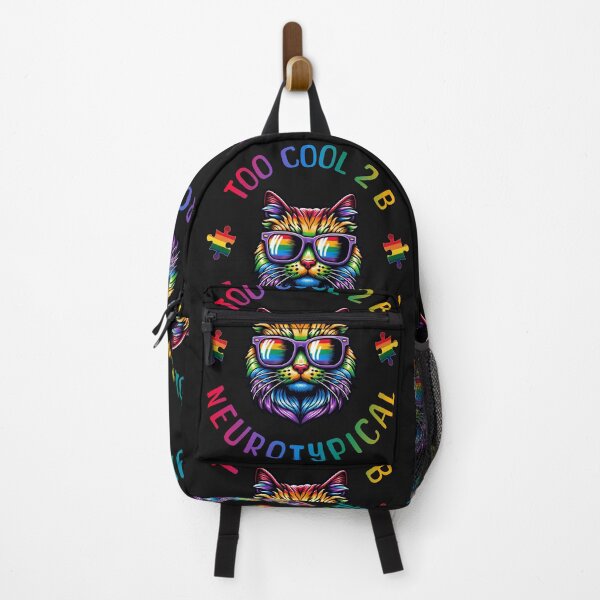 Item preview, Autism Awareness Cat Too Cool To Be Neuro Typical designed and sold by ZeptepiTrends.