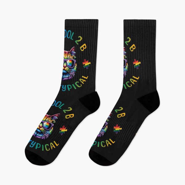 Item preview, Autism Awareness Cat Too Cool To Be Neuro Typical  designed and sold by ZeptepiTrends.