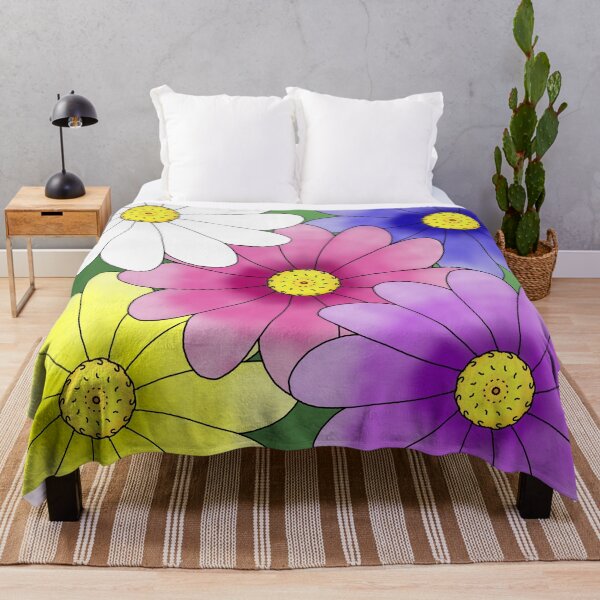 Item preview, Colourful flowers designed and sold by VauKaArtShop.