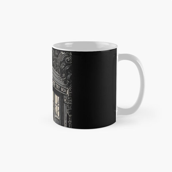 Item preview, Gothic Police Phone Box designed and sold by NianderQuinn.