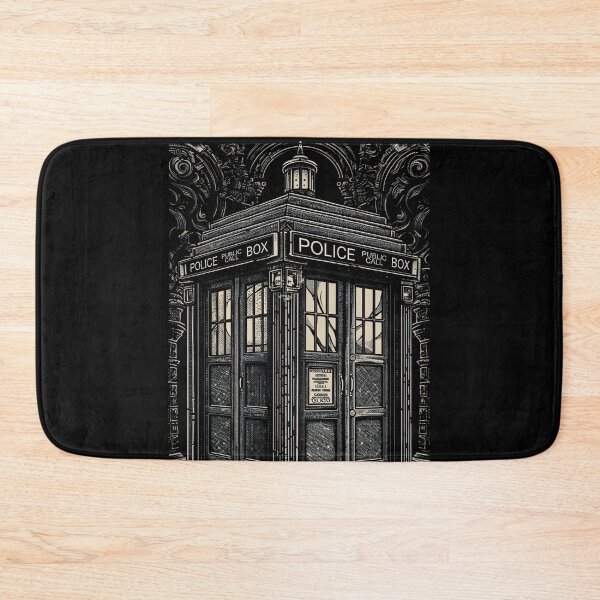 Item preview, Gothic Police Phone Box designed and sold by NianderQuinn.
