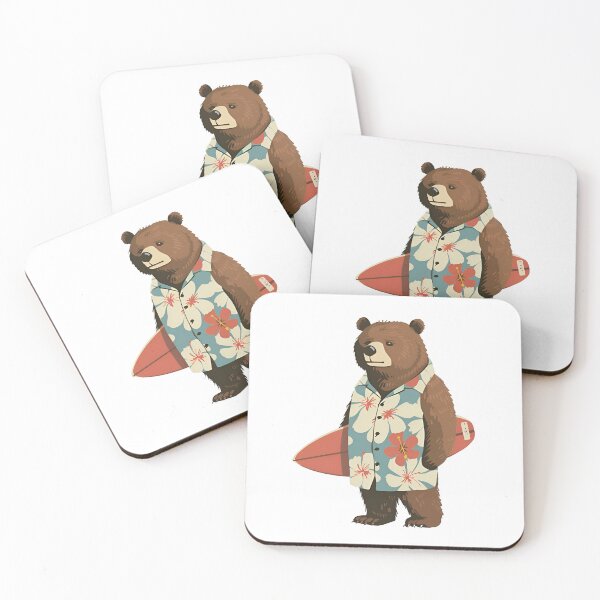 Item preview, Bear's Beach Break designed and sold by Yeryong Lee.