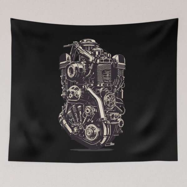 Item preview, Engine Engineer Motor Vehicle Mechanic Vintage designed and sold by LuminOrb.