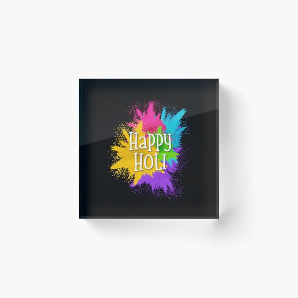 Item preview, HAPPY HOLI fectival of colours light colourful paint designed and sold by w1ckerman.