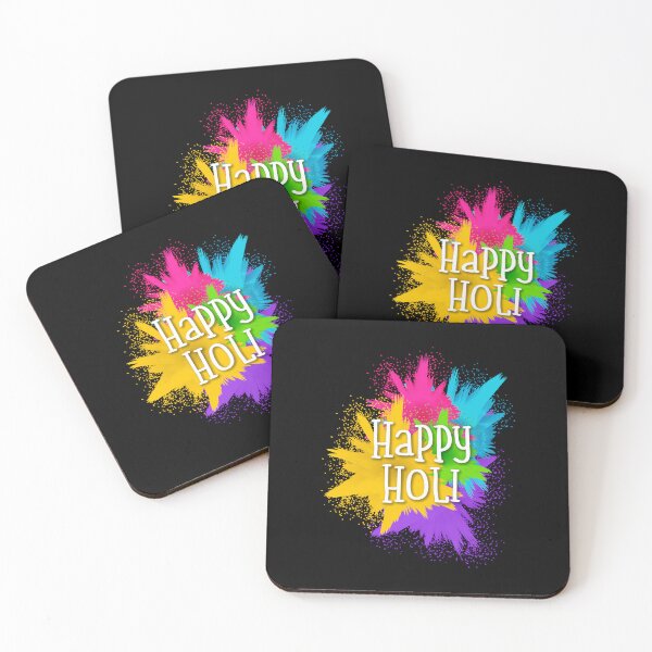 Item preview, HAPPY HOLI fectival of colours light colourful paint designed and sold by w1ckerman.