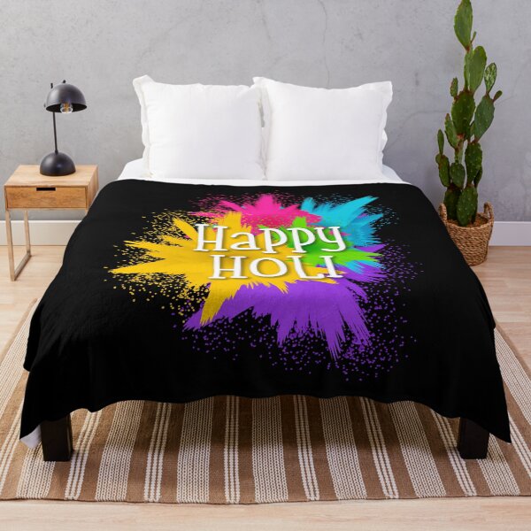 Item preview, HAPPY HOLI fectival of colours light colourful paint designed and sold by w1ckerman.