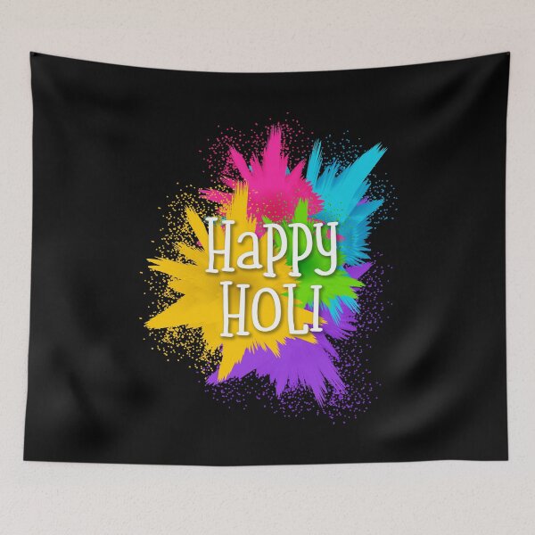 Item preview, HAPPY HOLI fectival of colours light colourful paint designed and sold by w1ckerman.