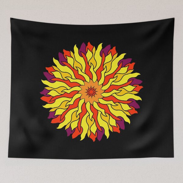 Item preview, Fire flower designed and sold by VauKaArtShop.