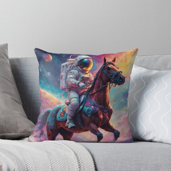 Item preview, Astronaut Horse Riding in Space designed and sold by Geek-Girl-Art.