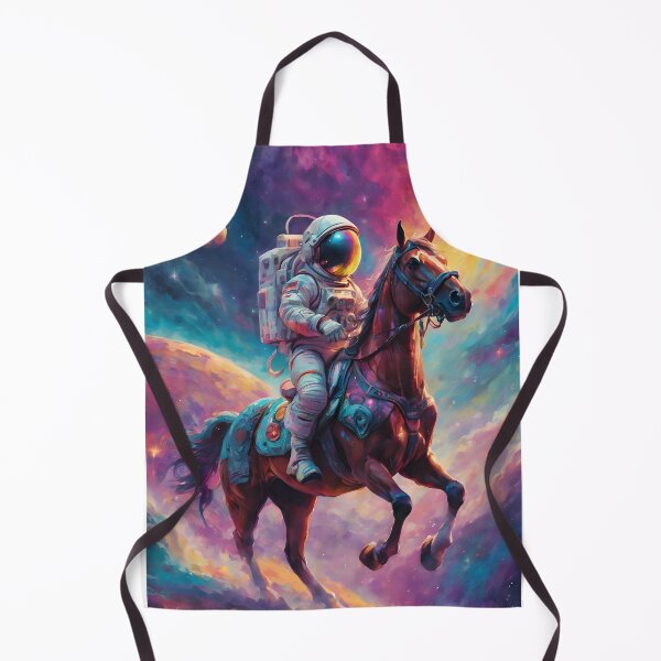 Item preview, Astronaut Horse Riding in Space designed and sold by Geek-Girl-Art.