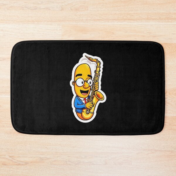 Item preview, Genie in the Baritone Saxophone. designed and sold by Giulivo Store Graphic.