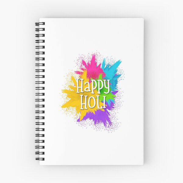 Item preview, HAPPY HOLI festival of colours light colourful paint gulal designed and sold by w1ckerman.