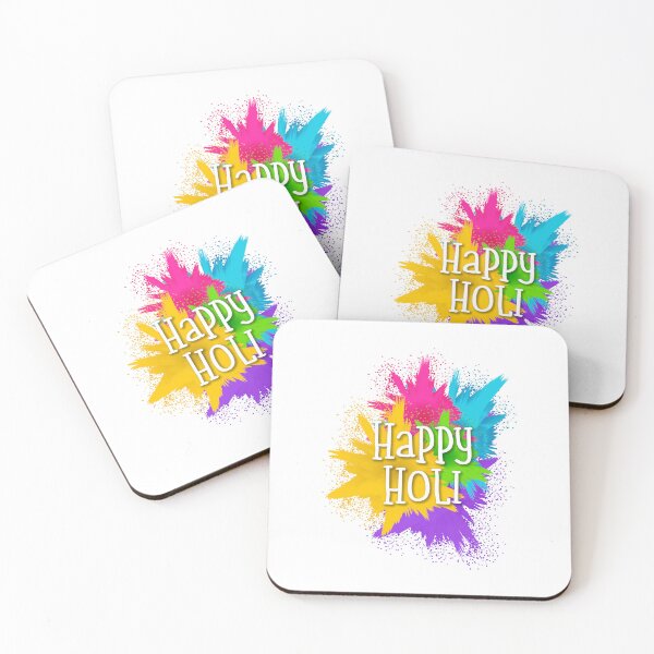 Item preview, HAPPY HOLI festival of colours light colourful paint gulal designed and sold by w1ckerman.