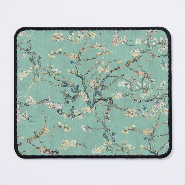 Item preview, Vincent Van Gogh Almond Blossom on Mint Green Background  designed and sold by Delinda Graphic Studio.