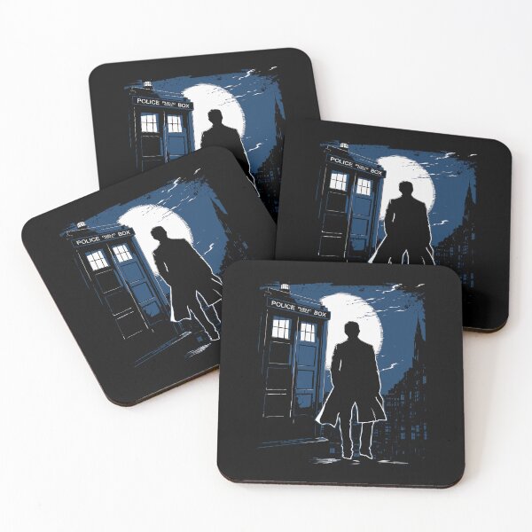 Item preview, Police Phone Box at Midnight designed and sold by NianderQuinn.
