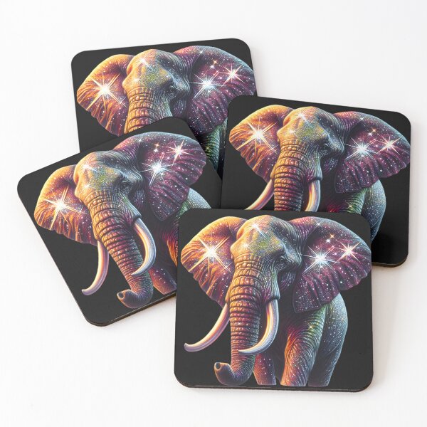 Item preview, Diamond Majesty: The Regal Elephant designed and sold by AI-Only Creations.