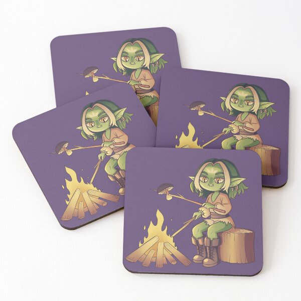 Item preview, Goblin girl by the fire designed and sold by FireflyForestA.