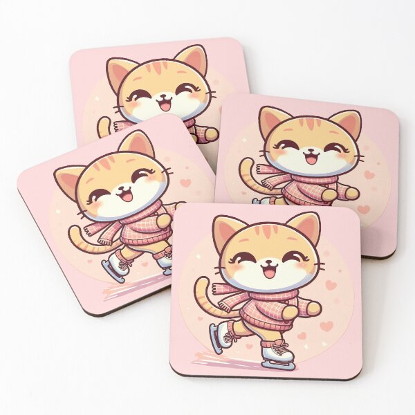 Item preview, Cat skating designed and sold by spaceopy.