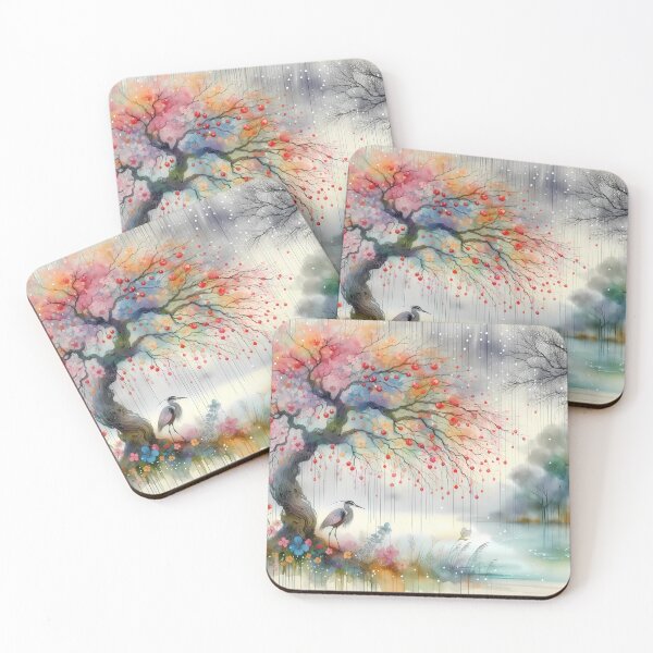 Item preview, Grúa en la flor de manzano designed and sold by Patriot Artyfact.