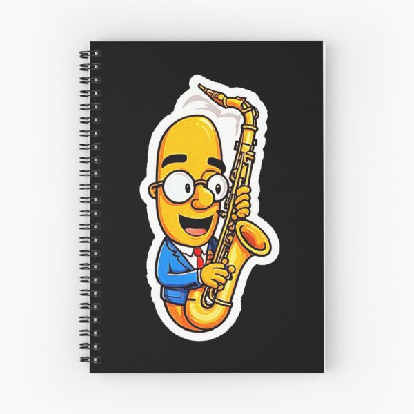 Item preview, Genie in the Baritone Saxophone. designed and sold by Giulivo Store Graphic.