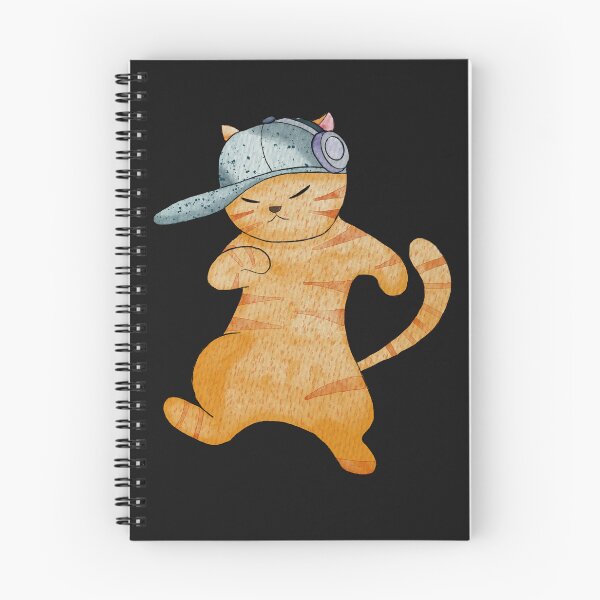 Item preview, Red cat dancing hip-hop designed and sold by Znikoma.