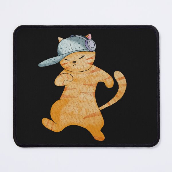 Item preview, Red cat dancing hip-hop designed and sold by Znikoma.