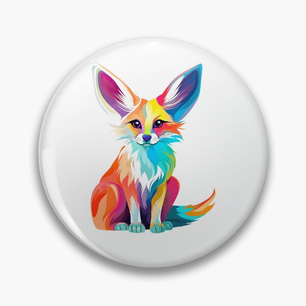 Aperçu de l'œuvre Colorful Pop Art Fennec Fox créée et vendue par Ripper19.