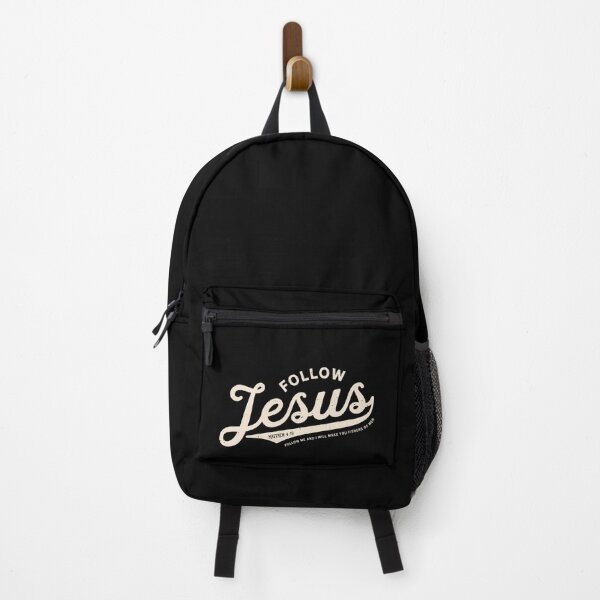 Item preview, Follow Jesus | Follow Me And I Will Make You Fishers Of Men | Christian Quote with Bible verse Matthew 4 19 designed and sold by Blessed Be Your Name.