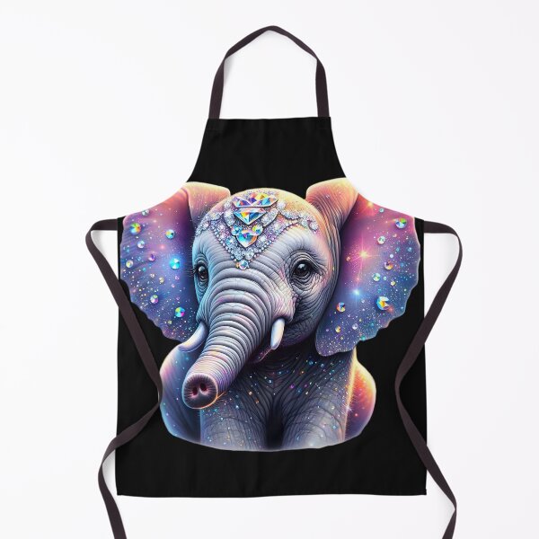 Item preview, Diamond Darling: Baby Elephant's Charm designed and sold by AI-Only Creations.