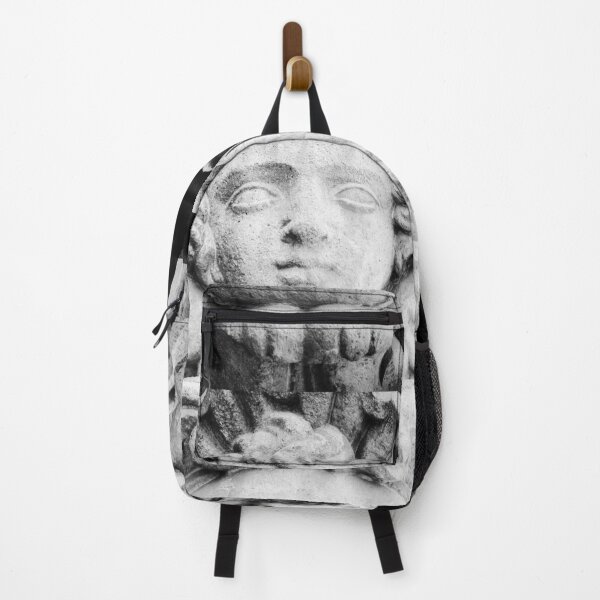 Item preview, Old Stone Carving Cordoba Black and White Vertical designed and sold by eddiebarronshop.