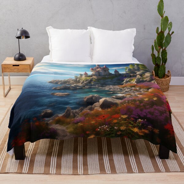 Item preview, Enchanted Seaside Castle: Floral Cove designed and sold by smartart42.