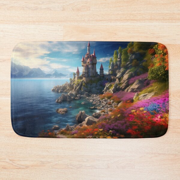 Item preview, Enchanted Seaside Castle: Floral Cove designed and sold by smartart42.