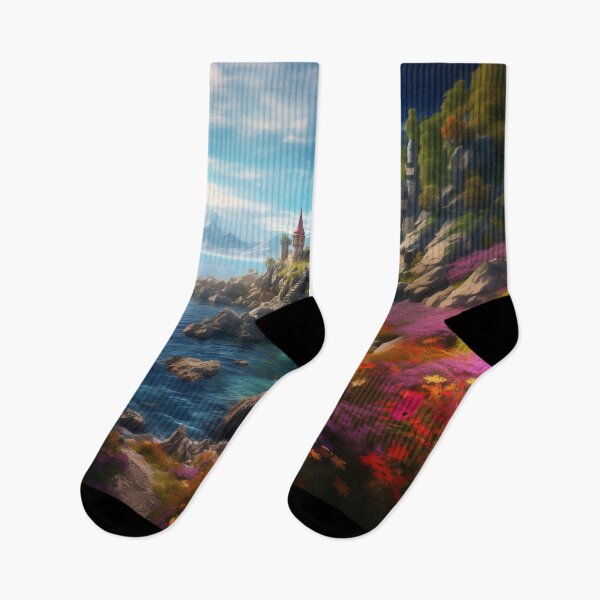 Item preview, Enchanted Seaside Castle: Floral Cove designed and sold by smartart42.