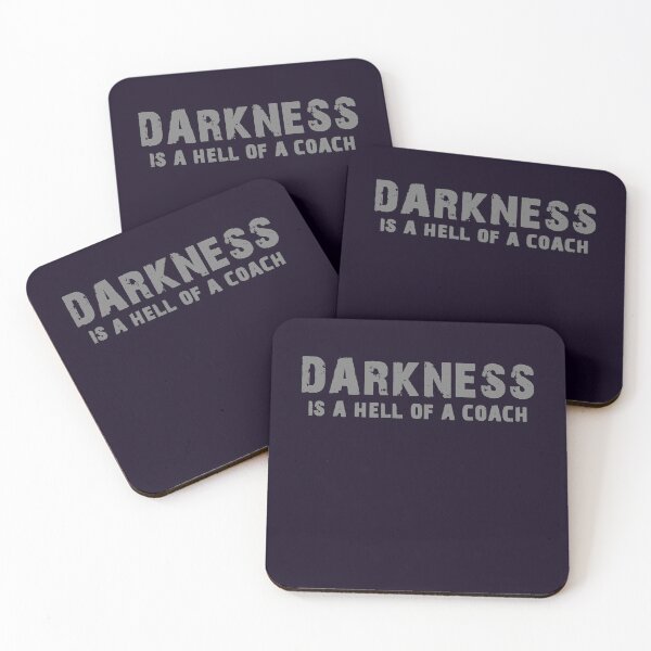 Item preview, Darkness Is a Hell Of a Coach, Coach Workout or Gym,Best coach quote , designed and sold by STREET  STORE.